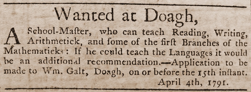 Belfast Newsletter, 1-5 April 1791