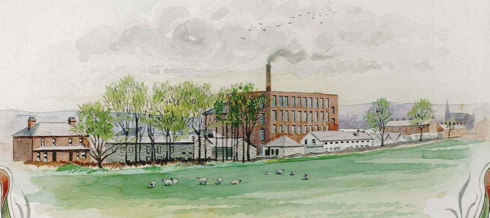 Doagh spinning mill in its heyday (Courtesy of Annette McKee)