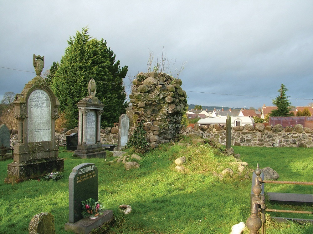 Church ruins in Doagh graveyard