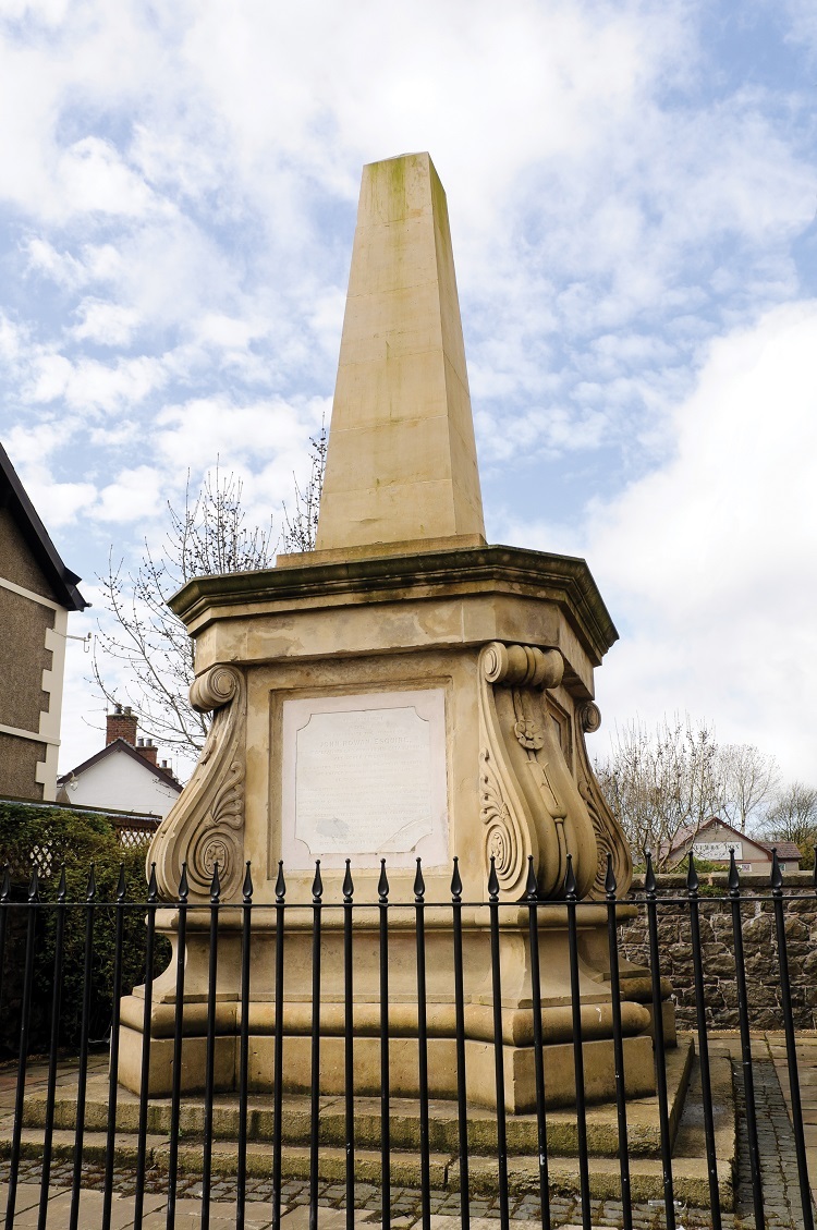 Monument to John Rowan in Doagh