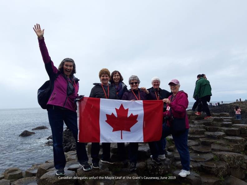 Canadian delegates at the Causeway June 2019 Captioned