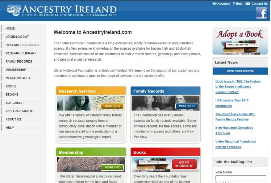 Website circa 2010