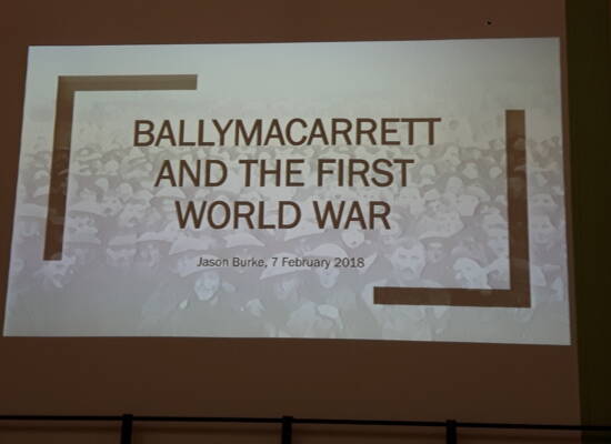 Ballymacarrett and the First World War Book Launch 1