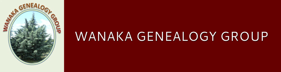 The Wanaka Genealogy Group, Wanaka, South Island, NZ logo