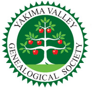 The Yakima Valley Genealogical Society, Yakima WA logo