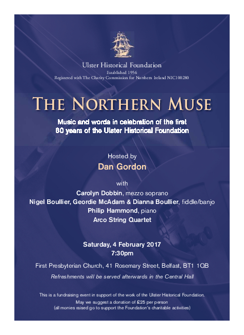 Invitation to UHF 60th anniversary concert
