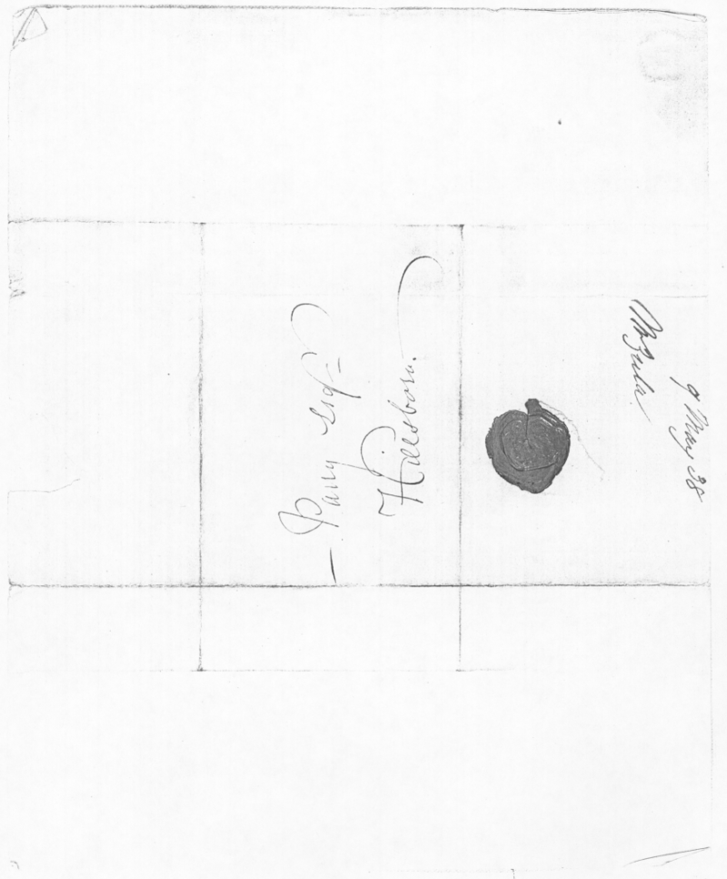 The Seal of Rev Basil Patras Zula, May 9th 1838, on the above letter to Mr Parry.