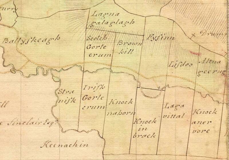 Glenmornan townlands 1804