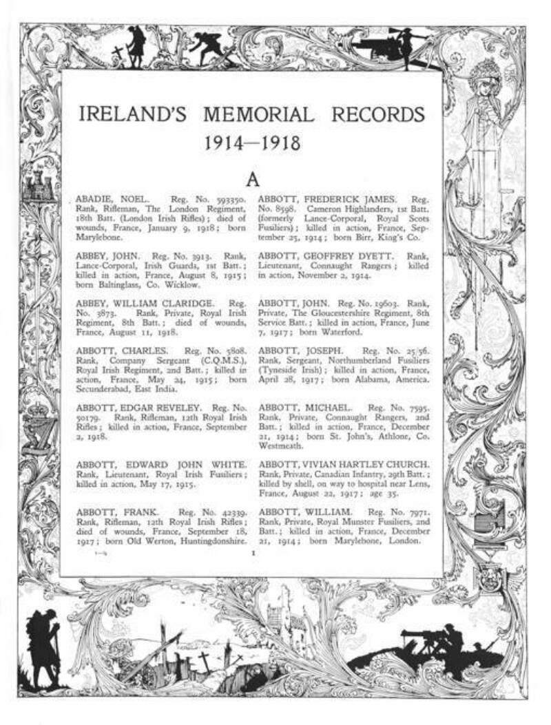 Irelands Memorial Records A Car Page 001 LR
