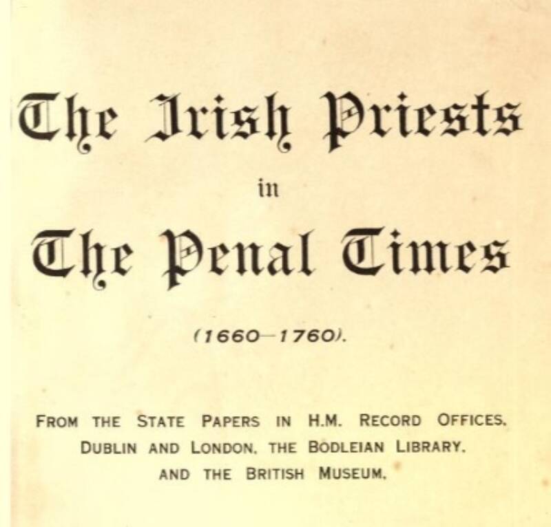 Irish Priests Penal Times Image