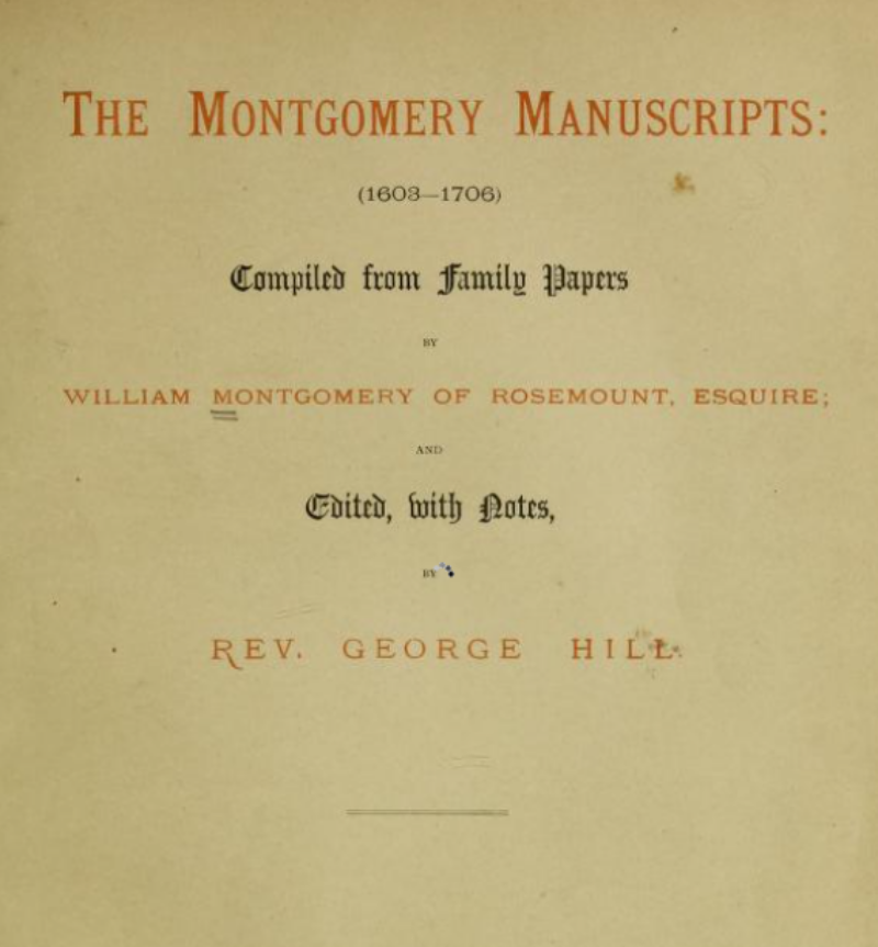 Montgomery Manuscripts1