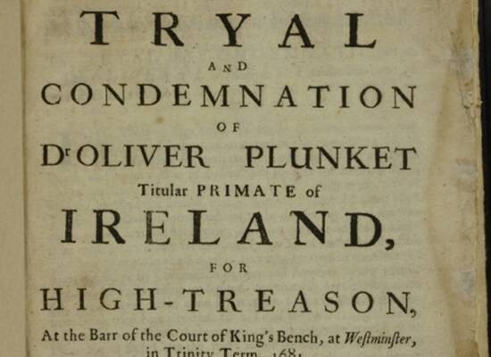 Oliver Plunket Trial 1681