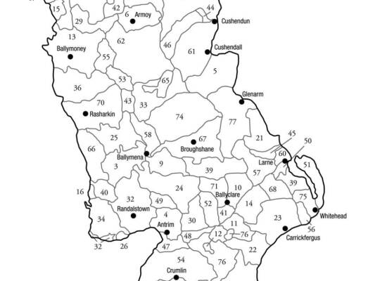 Parish Map County Antrim