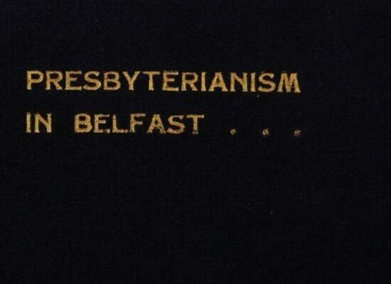 Presbyterianism in belfast cover